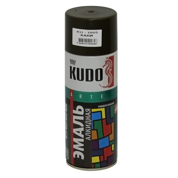 Купить запчасть KUDO - KU1005 Краска универсальная хаки 520 мл