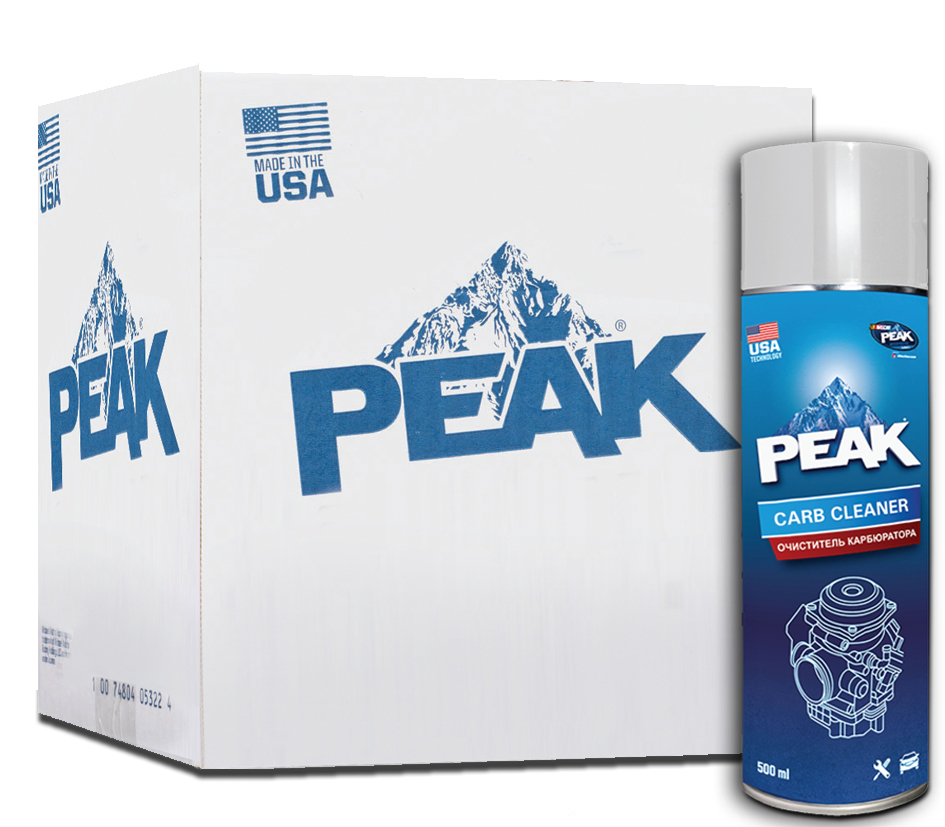Купить запчасть PEAK - PKR110VL50012 Очиститель карбюратора и дроссельной заслонки Brake Cleaner, 12 шт.