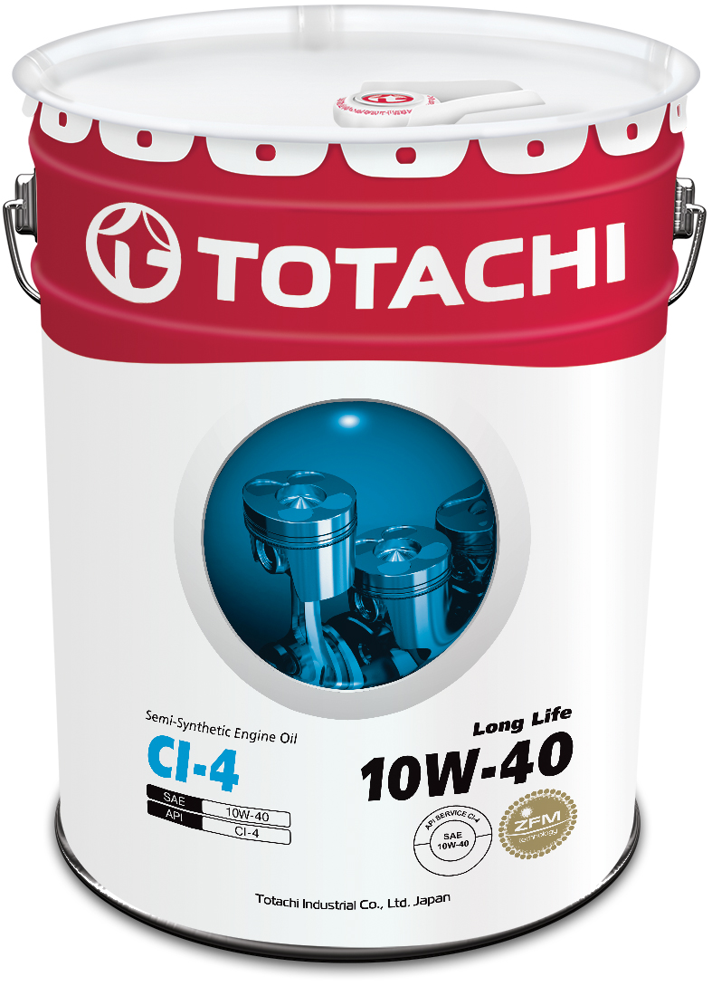 Купить запчасть TOTACHI - 4562374690592 Long Life Semi-Synthetic CI-4 10W-40, 20л