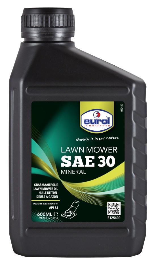 Купить запчасть EUROL - E125400600ML Масло для газонокосилок  Lawn Mower Oil SAE 30 API SJ, 600мл