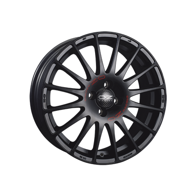 Купить запчасть OZ - WHS057063 Superturismo GT 15/6,5 ET25 Matt black + red lettering