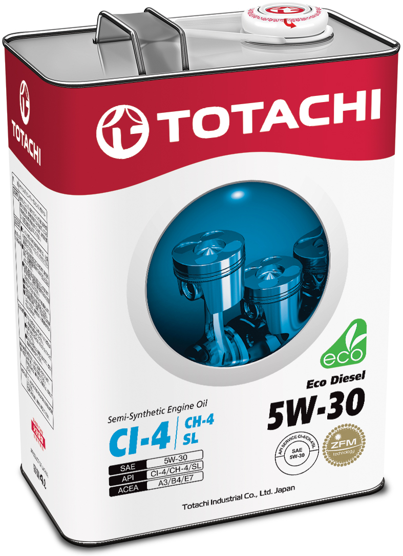 Купить запчасть TOTACHI - 4562374690479 Eco Diesel Semi-Synthetic CI-4/CH-4/SL 5W-30, 4л