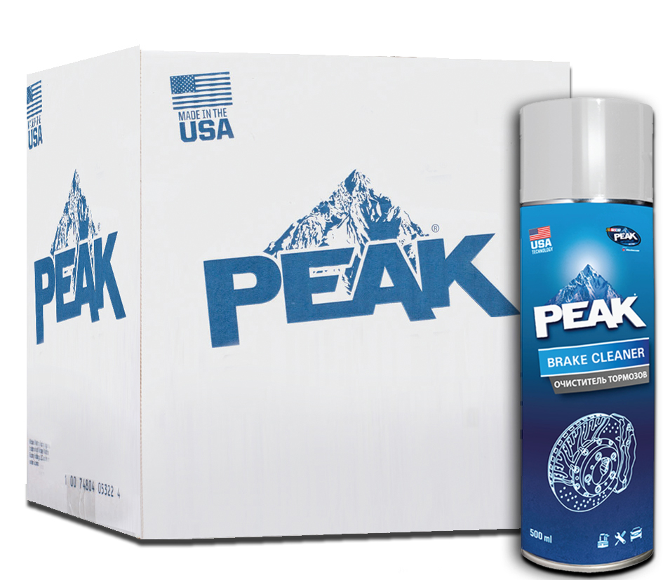 Купить запчасть PEAK - PKR100VL50012 Очиститель тормозов Brake Cleaner, 12 шт.