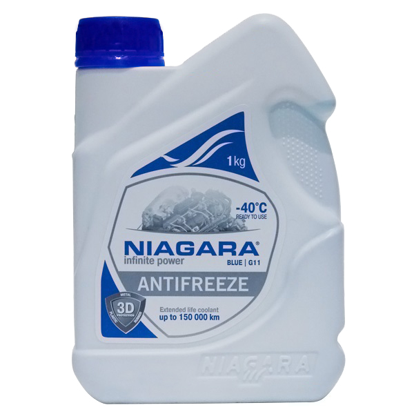 Купить запчасть NIAGARA - 001001003006 Антифриз Blue G11 (синий), 1 л