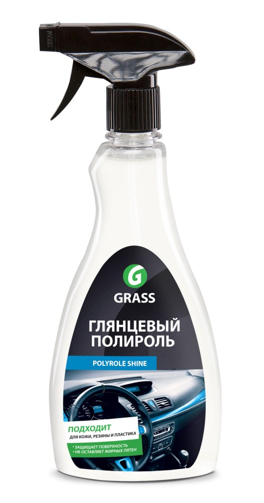 Купить запчасть GRASS - 340340 Полироль для кожи, резины и пластика "Polyrole Shine"