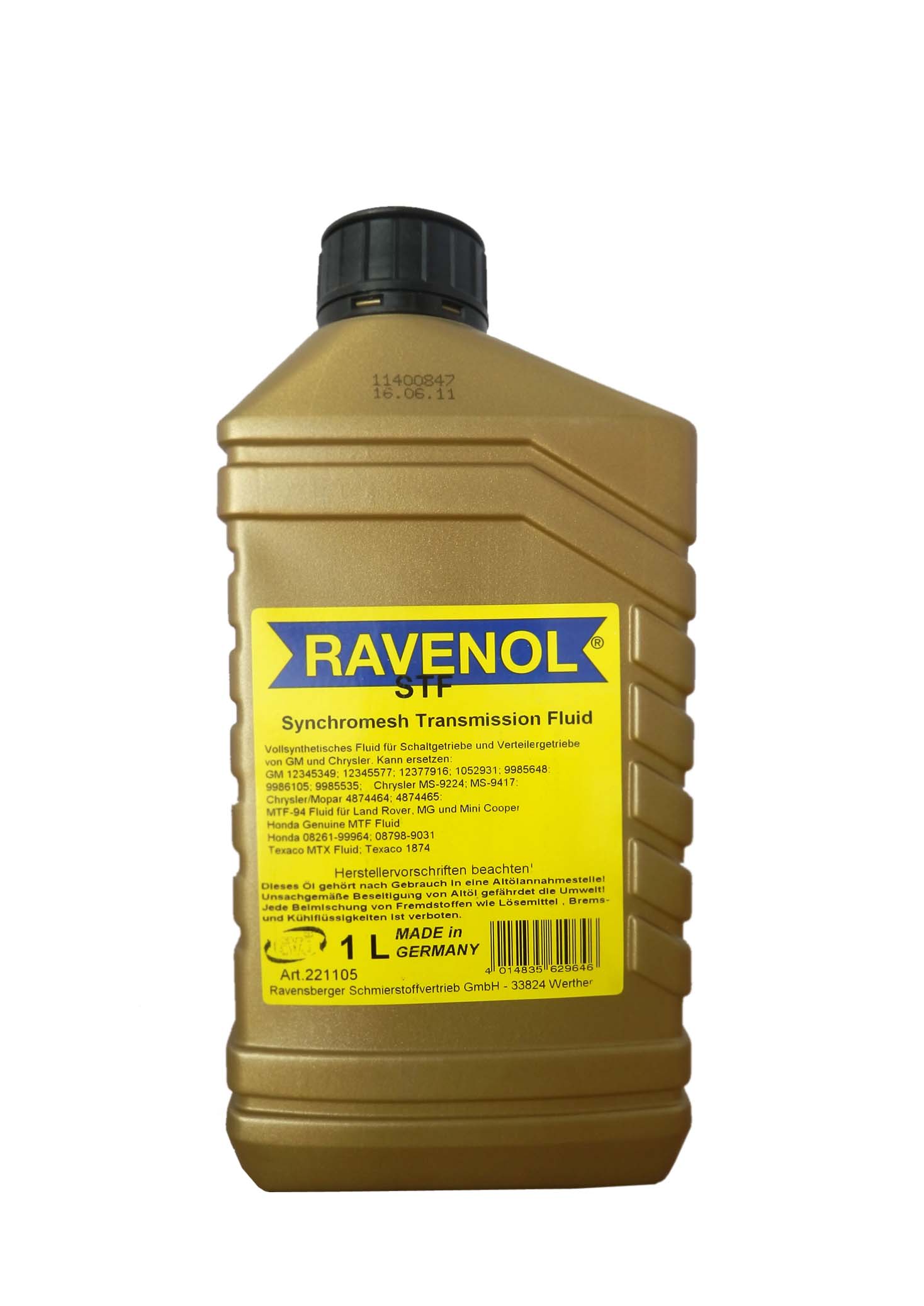 Купить запчасть RAVENOL - 4014835718111 Трансмиссионное масло  STF Synchromesh Transmission Fluid ( 1л)