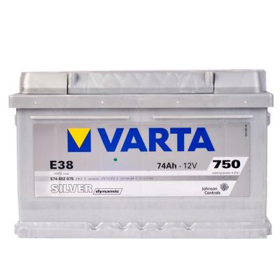 Купить запчасть VARTA - 574402075 Silver Dynamic E38 74/Ч 574402075