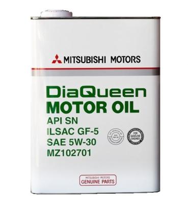 Купить запчасть MITSUBISHI - MZ102701 Dia Queen Motor Oil SAE 5W-30 API SN/GF-5 (4л)