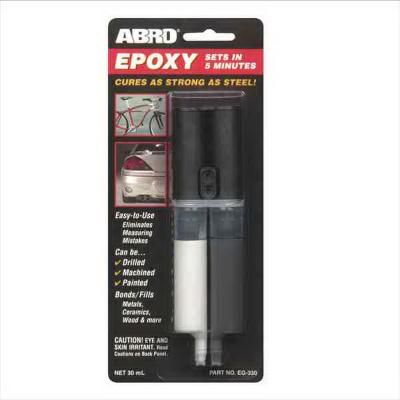 Купить запчасть ABRO - EG330 клей эпоксидный черный в шприце 30 мл