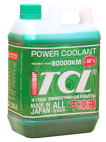 Купить запчасть TCL - 33435 Антифриз Power Coolant -50C зеленый, 2 л