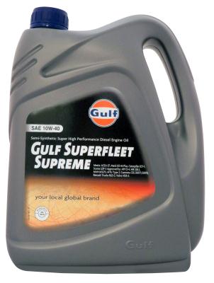 Купить запчасть GULF - 8717154952070 Superfleet Supreme SAE 10W-40 (4л)