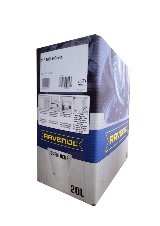 Купить запчасть RAVENOL - 4014835785120 Трансмиссионное масло  ATF MB 9-Serie (20л)