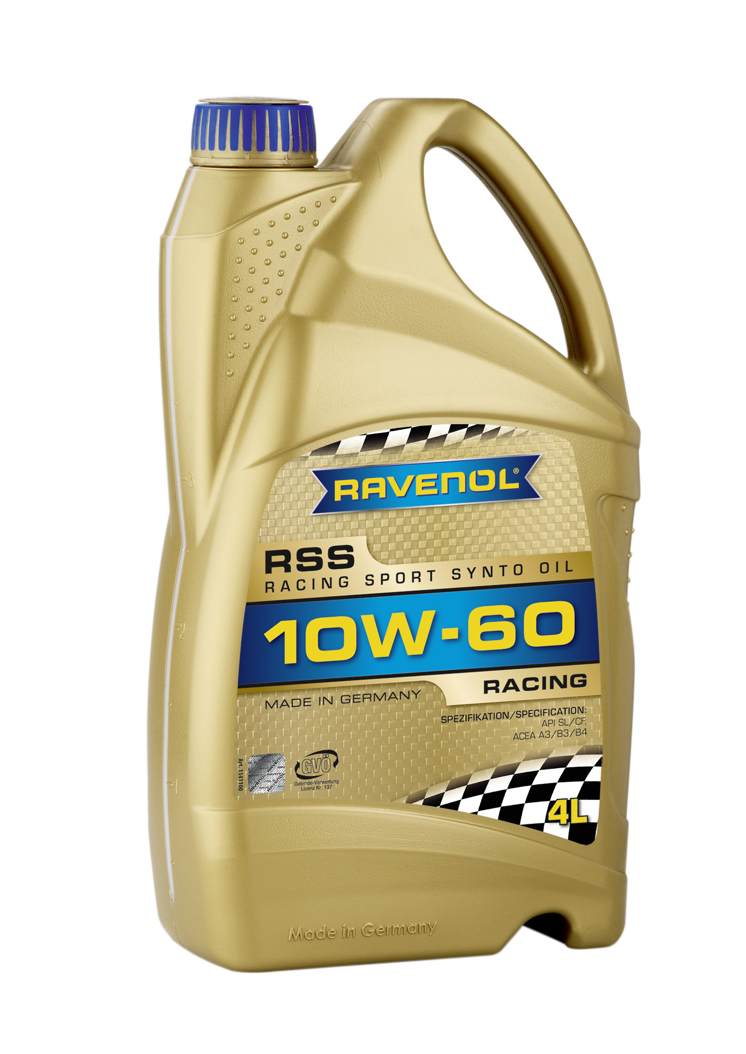 Купить запчасть RAVENOL - 4014835726796 Racing Sport Synto SAE10W-60 ( 4л) new