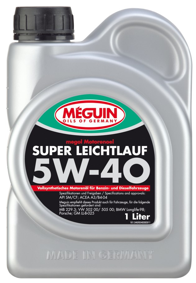 Купить запчасть MEGUIN - 4808 Megol Motorenoel Super Leichtlauf 5W-40