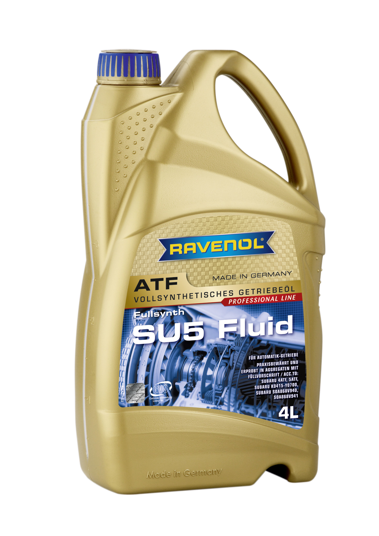Купить запчасть RAVENOL - 4014835743892 Трансмиссионное масло  ATF SU5 Fluid (4л) new