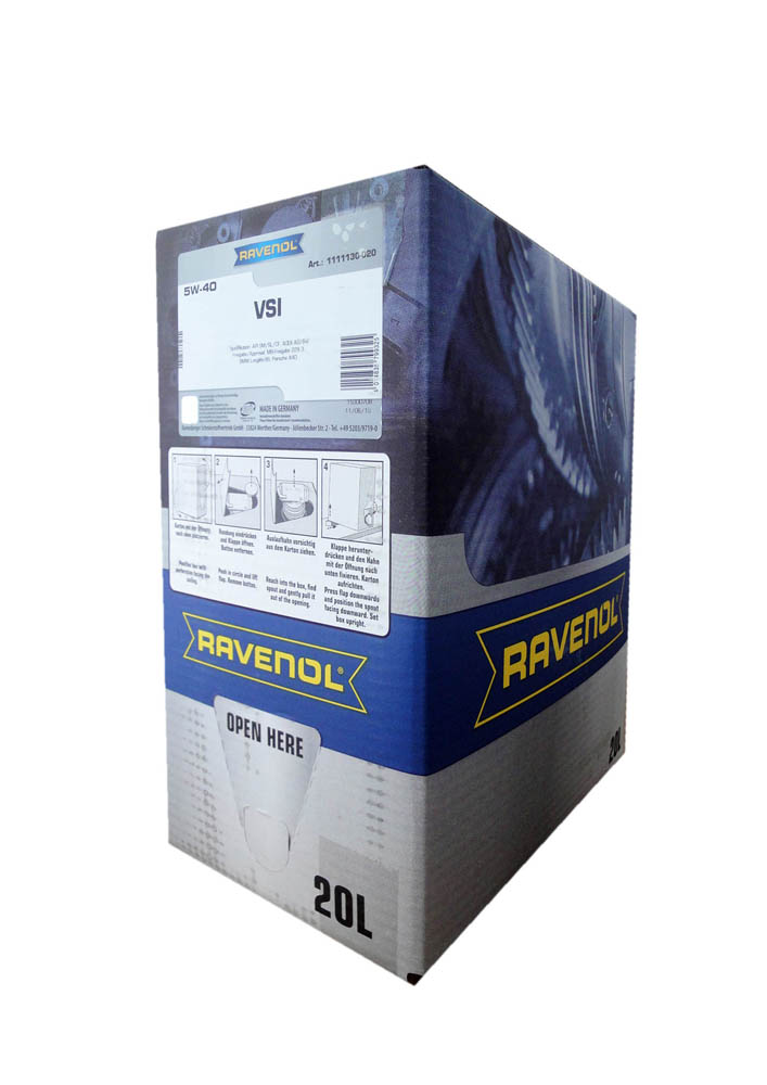Купить запчасть RAVENOL - 4014835799325 VSI SAE 5W-40 (20л) ecobox