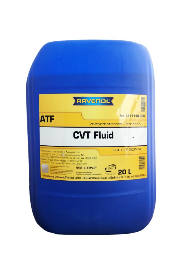 Купить запчасть RAVENOL - 4014835732520 Трансмиссионное масло  CVT Fluid (20л)