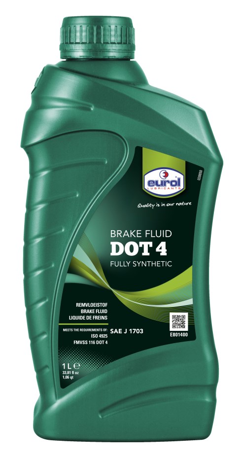 Купить запчасть EUROL - E8014001L Тормозная жидкость Brakefluid DOT 4, 1 л