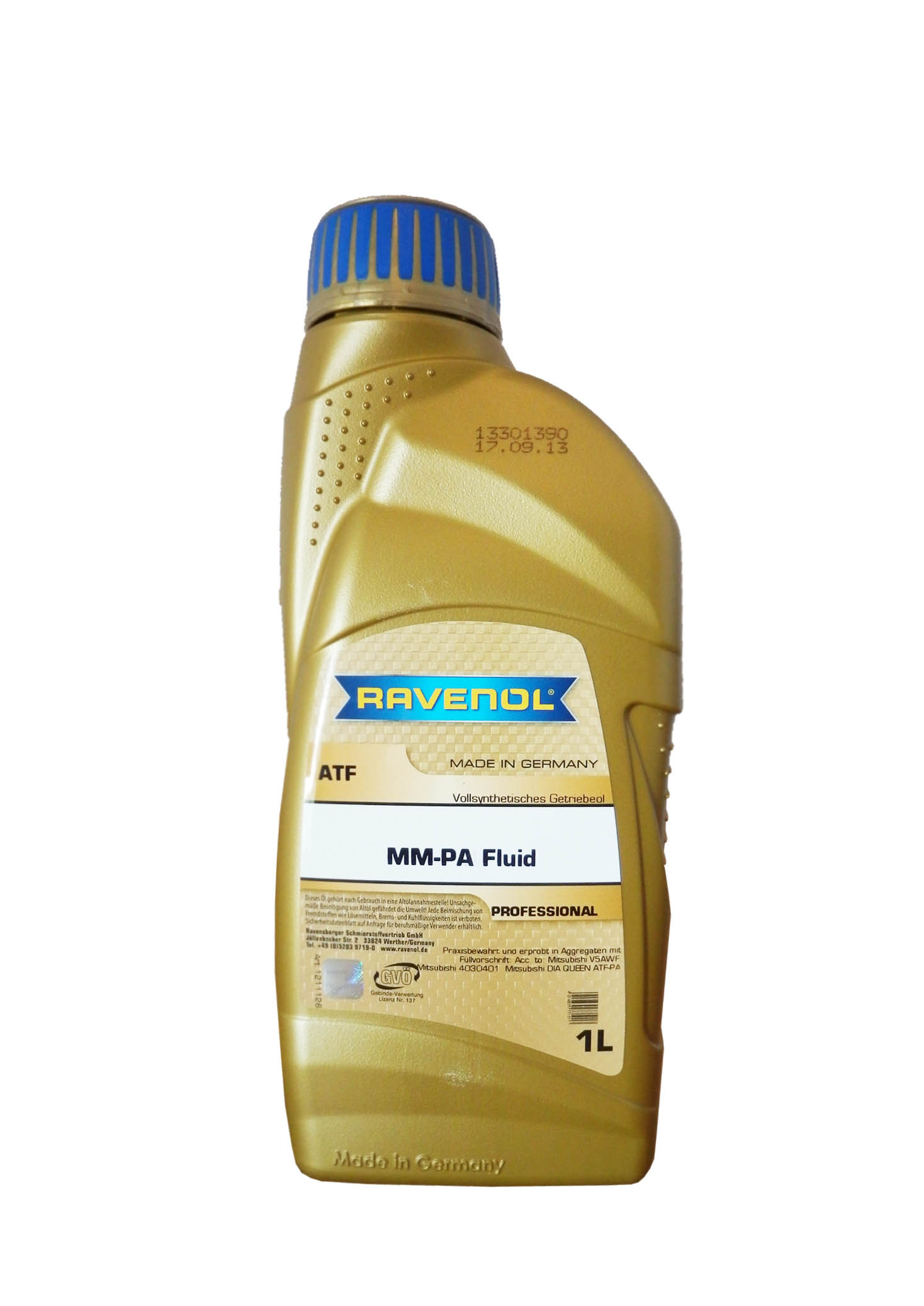 Купить запчасть RAVENOL - 4014835771017 Трансмиссионное масло  ATF MM-PA Fluid ( 1л)