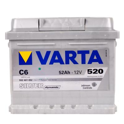 Купить запчасть VARTA - 552401052 Silver Dynamic C6 52/Ч 552401052