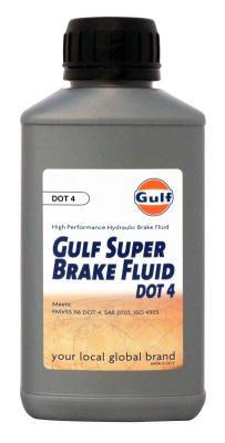 Купить запчасть GULF - 8717154957297 Тормозная жидкость Super Brake Fluid DOT 4