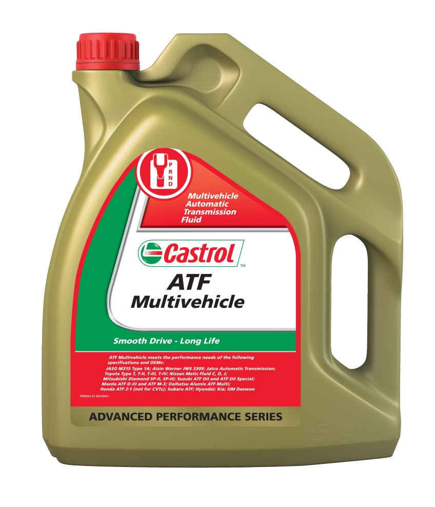 Купить запчасть CASTROL - 14FFD1 Трансмиссионное масло ATF Multivehicle, 5 л