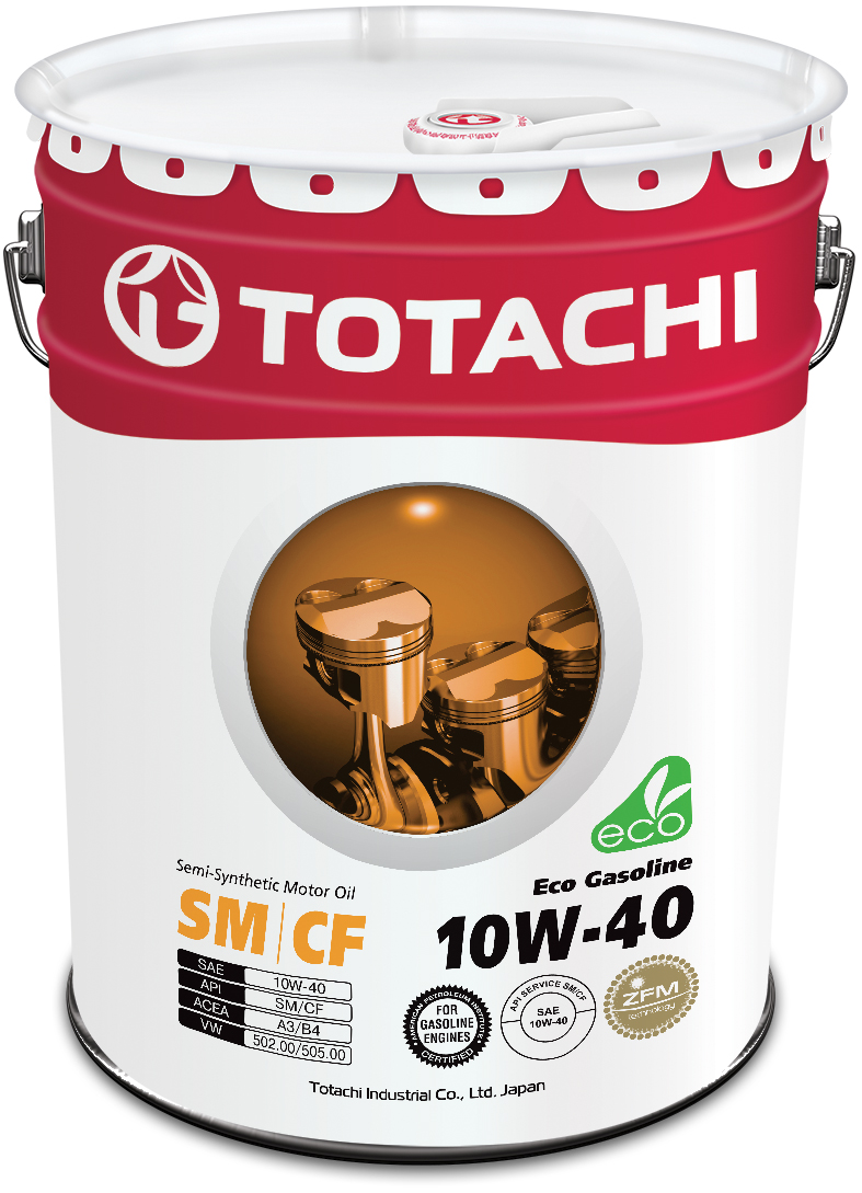 Купить запчасть TOTACHI - 4562374690400 Eco Gasoline Semi-Synthetic SM/CF 10W-40, 20л