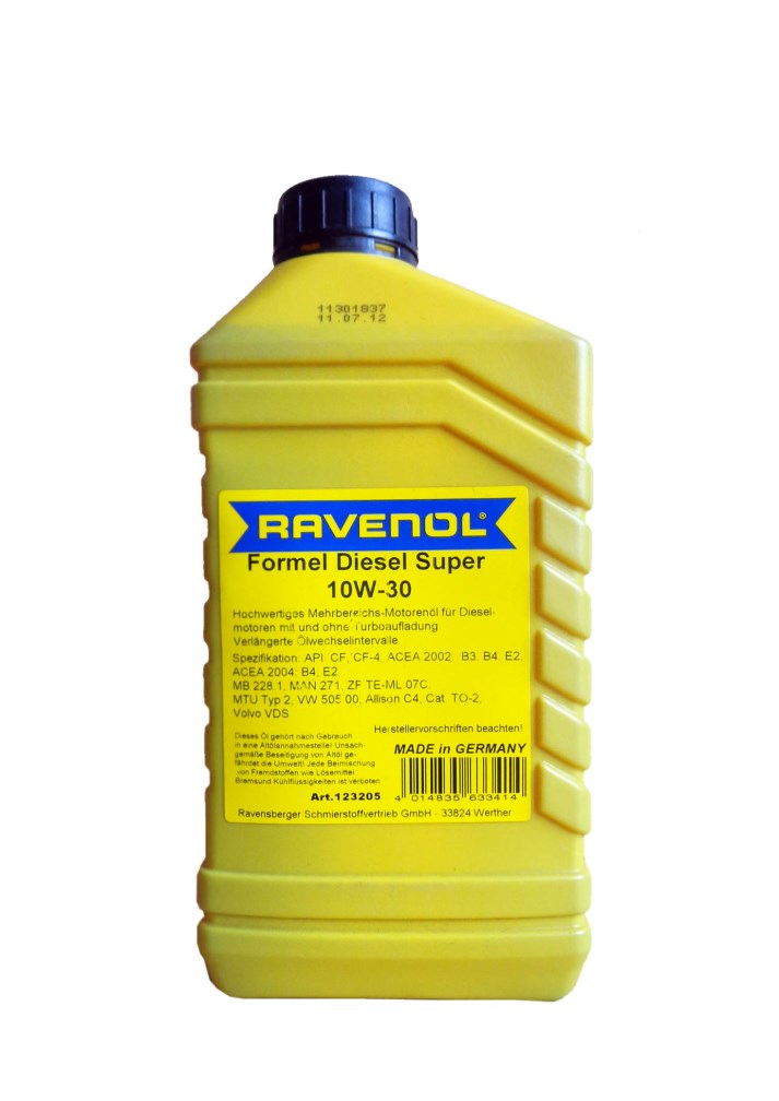 Купить запчасть RAVENOL - 2200000006783 Formel Diesel Super 10W-30, 1л