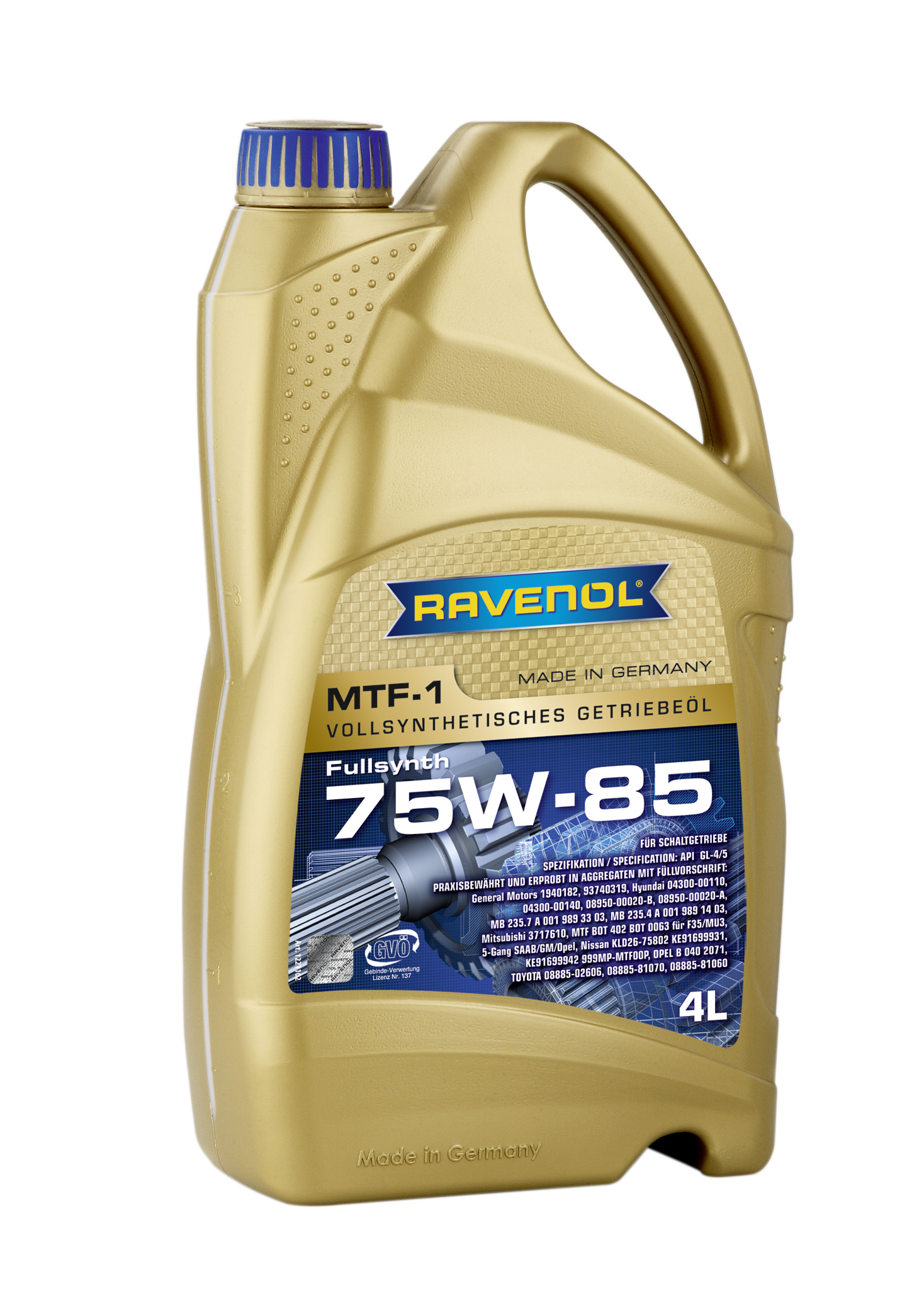 Купить запчасть RAVENOL - 4014835719699 Трансмиссионное масло  MTF -1 SAE 75W-85 ( 4л) new
