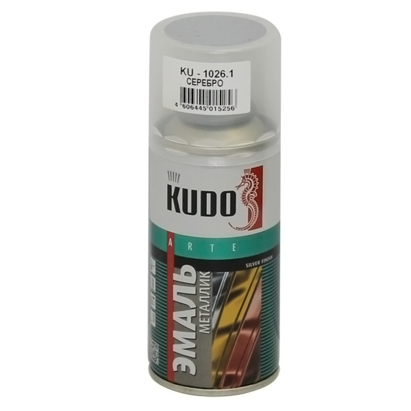 Купить запчасть KUDO - KU10261 Краска акриловая, универсальная серебро 200 г