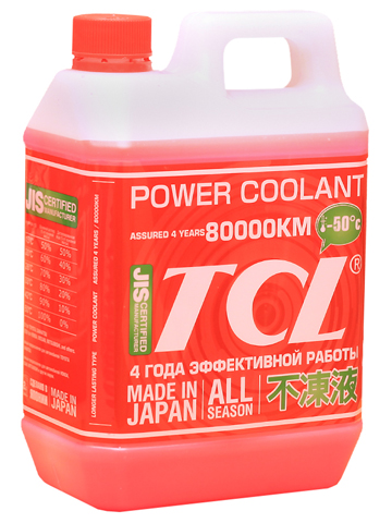 Купить запчасть TCL - 33428 Антифриз Power Coolant -50C красный, 2 л итра