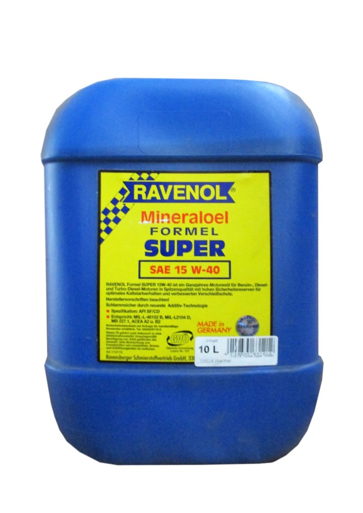Купить запчасть RAVENOL - 4014835631212 Formel Super SAE 15W-40, 10л