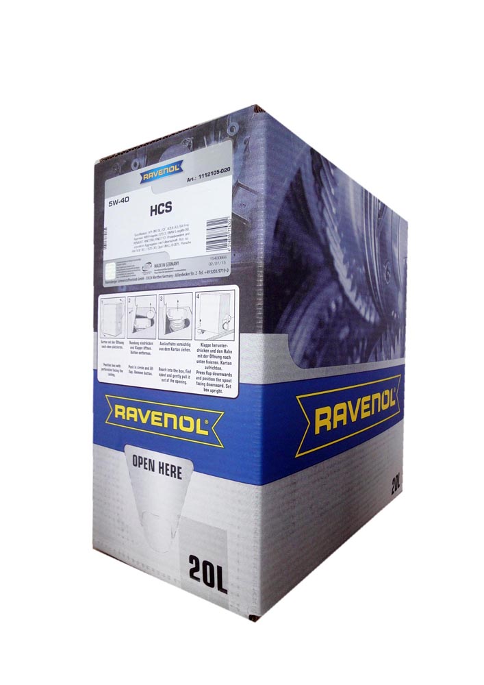 Купить запчасть RAVENOL - 4014835774322 HCS SAE 5W-40 (20л)