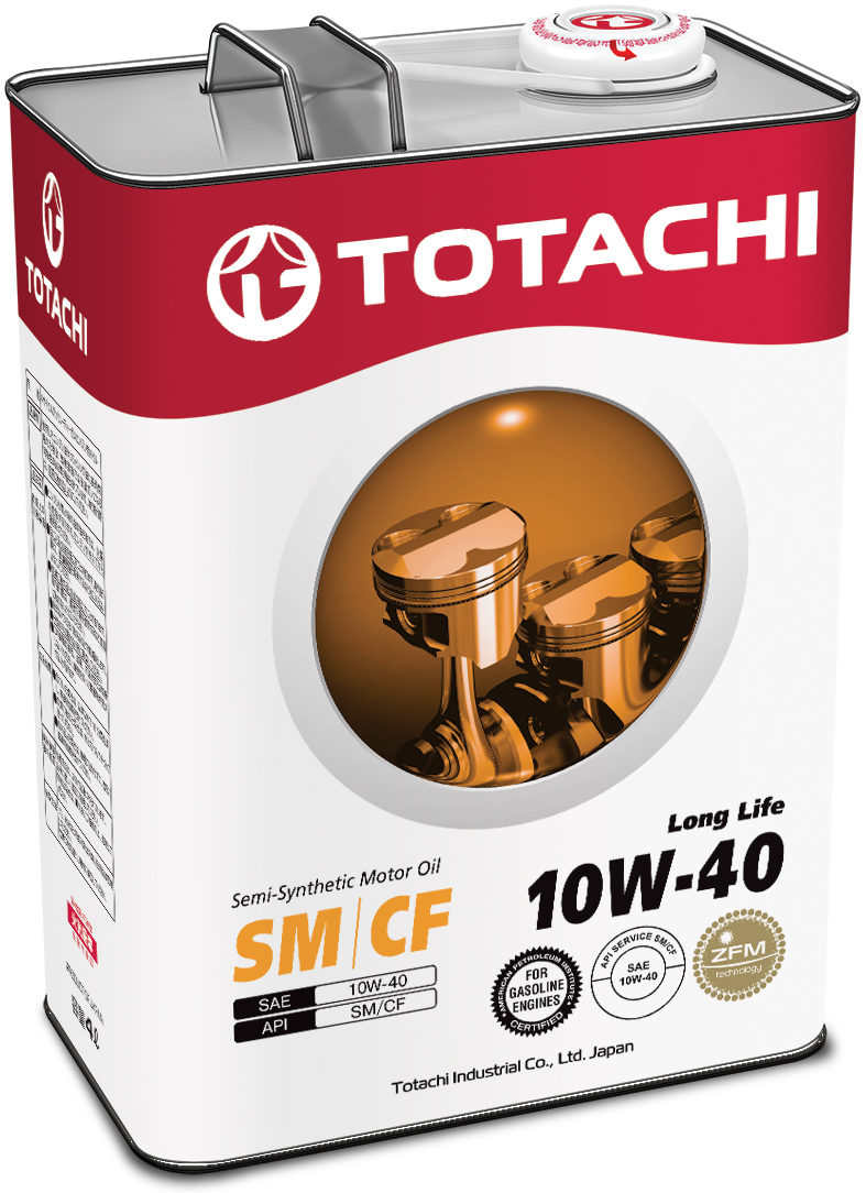 Купить запчасть TOTACHI - 4562374690431 Long Life Semi-Synthetic SM/CF 10W-40, 4л