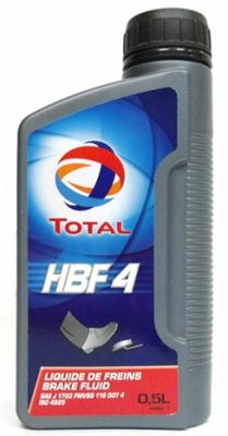 Купить запчасть TOTAL - 110605 Тормозная жидкость DOT 4, "Brake Fluid HBF 4", 0.5л