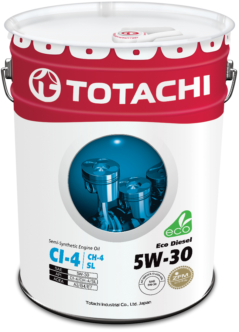 Купить запчасть TOTACHI - 4562374690493 Eco Diesel Semi-Synthetic CI-4/CH-4/SL 5W-30, 20л