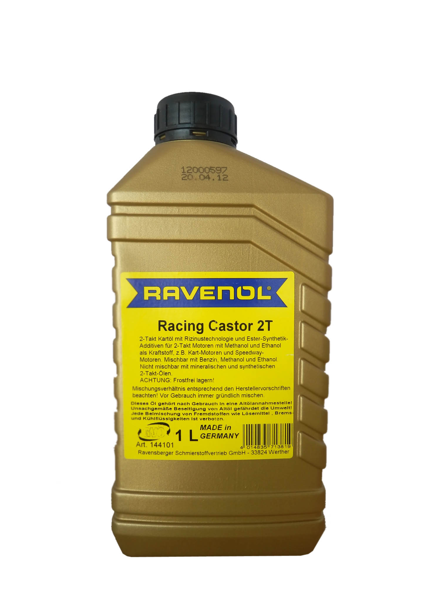 Купить запчасть RAVENOL - 4014835713819 для 2-Такт картов Racing Castor 2T (1л)