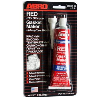 Купить запчасть ABRO - 11AB Герметик прокладка 11ab силик.красный 85 г.