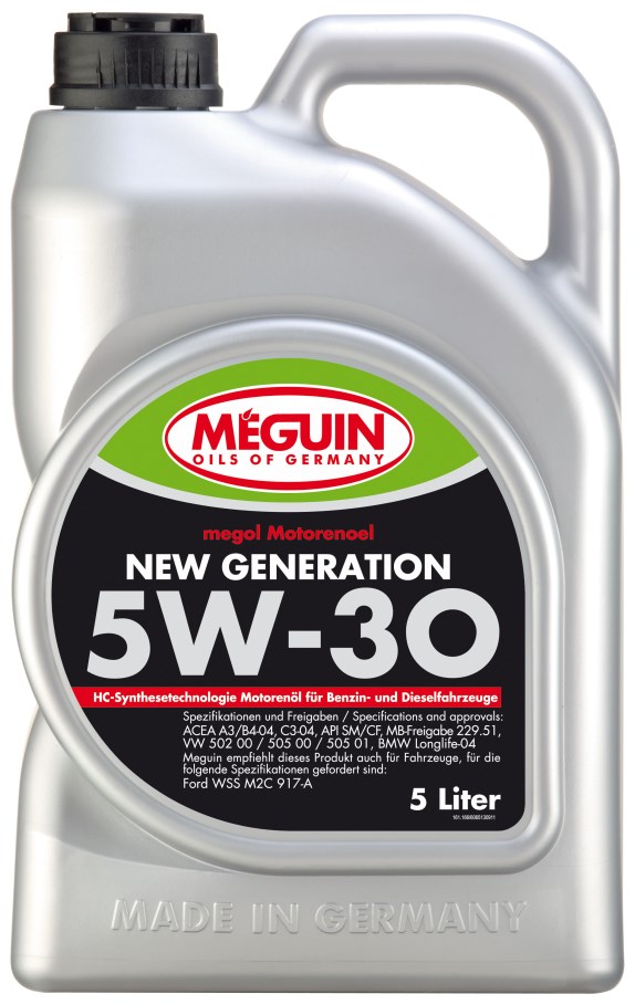 Купить запчасть MEGUIN - 6513 НС-синтетическое моторное масло Megol Motorenoel New Generation 5W-30