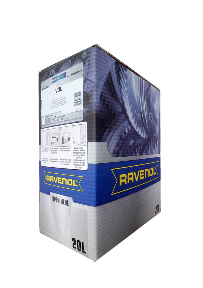 Купить запчасть RAVENOL - 4014835774124 VDL SAE 5W-40 (20л) ecobox